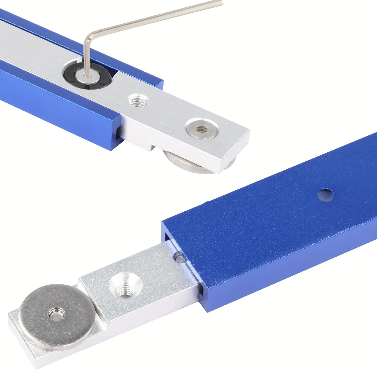 Rod T-Track Gauge Miter Aluminium Tugas Berat