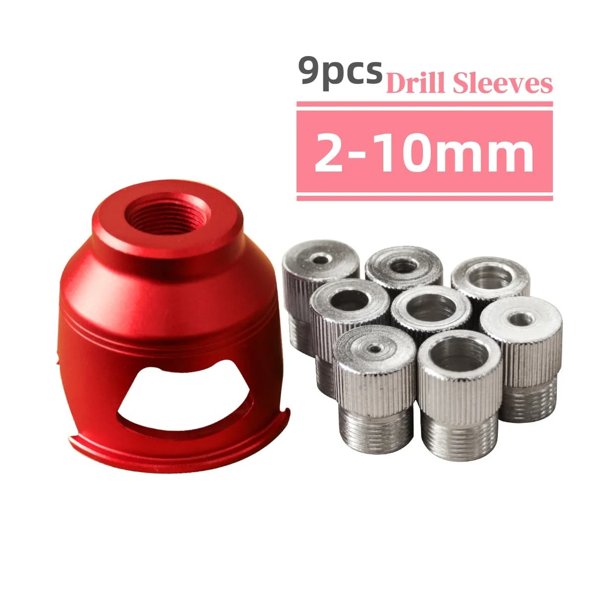 Kit Panduan Gerudi Tegak Jig Dowel, 2-10mm
