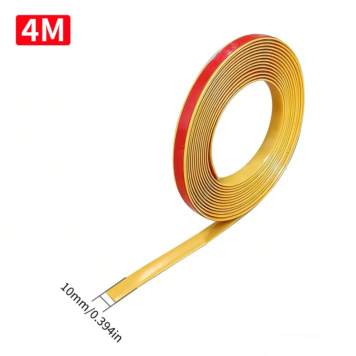 Jalur Pelindung Serpihan Jernih Lebar 10mm, Gulungan 4/8m