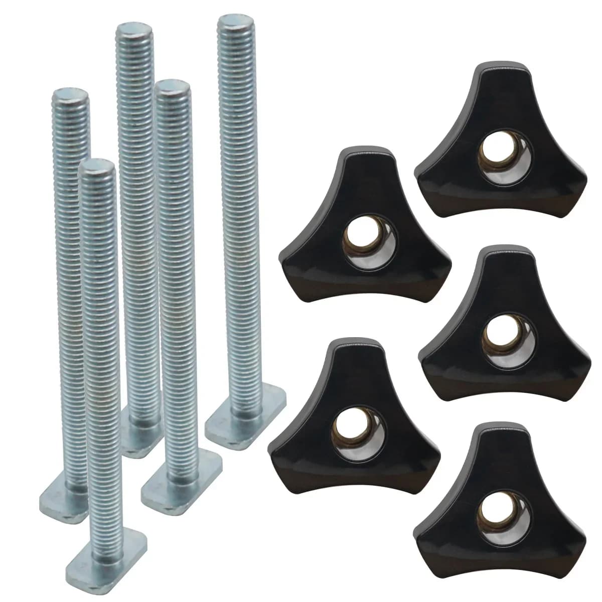 Kit Bolt, Nombor & Nat Gelincir T-Track