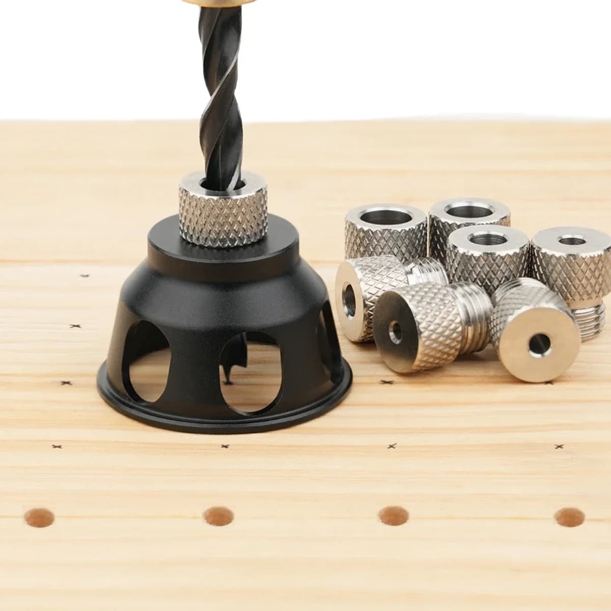 Kit Jig Doweling Aluminium Tegak 3-10mm