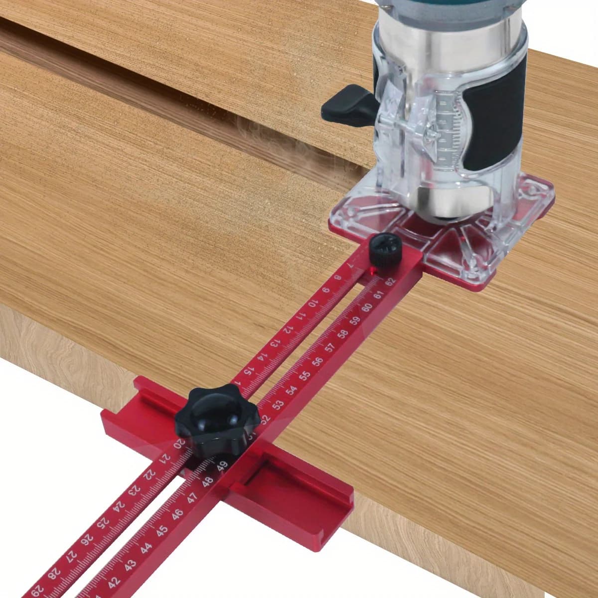 Jig Pengilangan & Pemotong Bulatan Router Aluminium 4-dalam-1