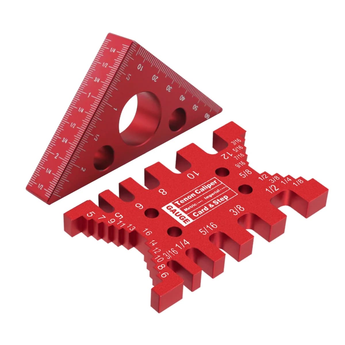 Kit Jig Ekor Burung Aluminium & Pembaris Segi Tiga