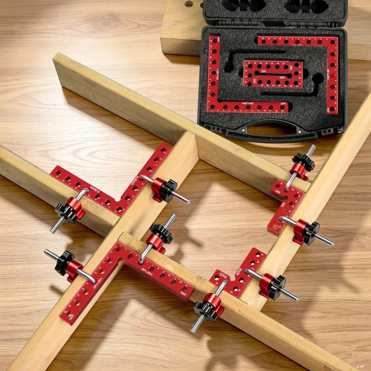 Kit Jig Penentuk Sudut Tegak Aluminium