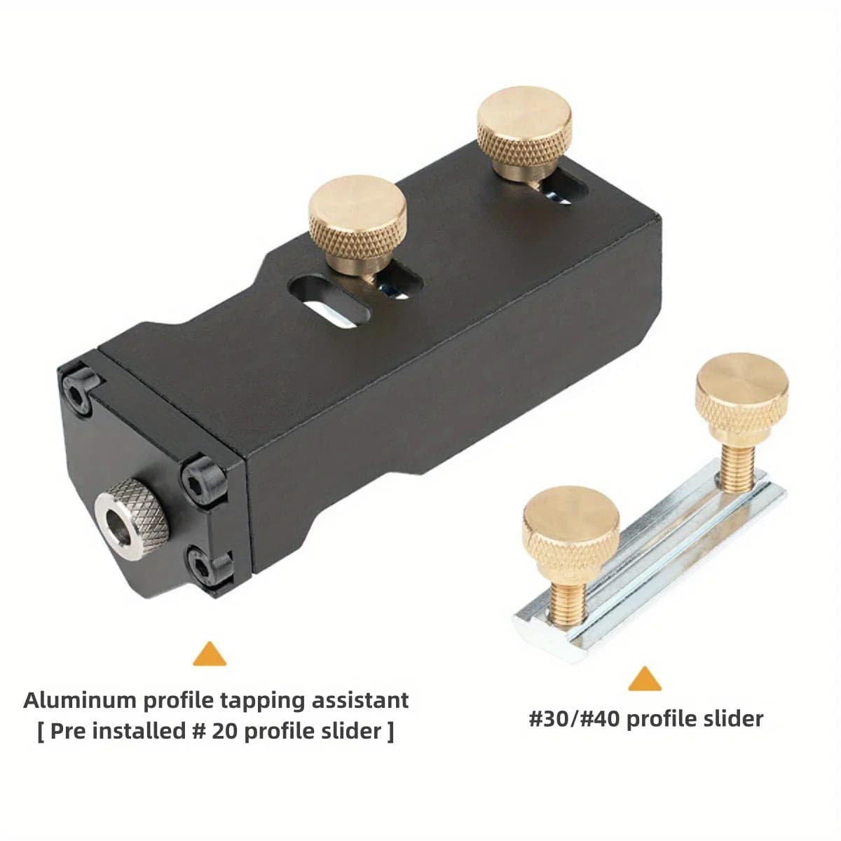 Jig Ukir Ulir Manual untuk Profil Aluminium 20/30/40