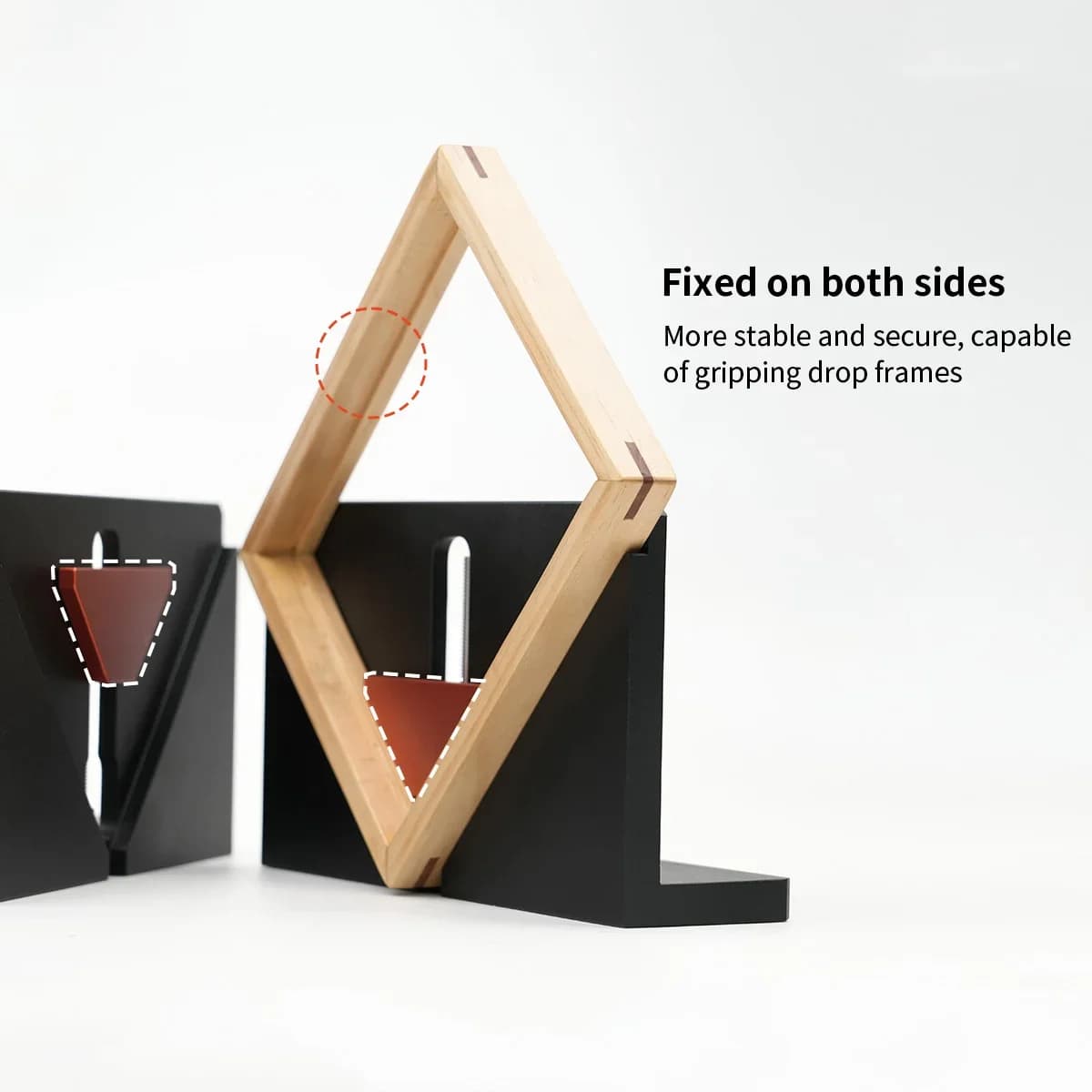 Set 2-Keping Jig Sudut Tegak Aluminium untuk Kerja Kayu