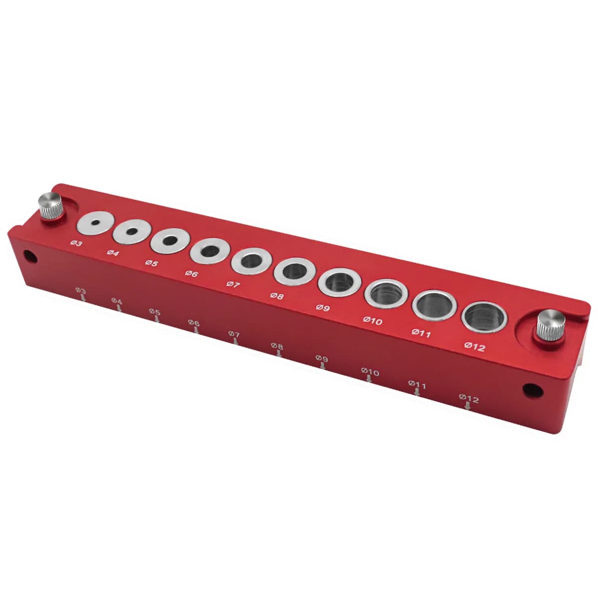 Kit Jig Dowel Pemusatan Diri untuk Lubang 3-12mm