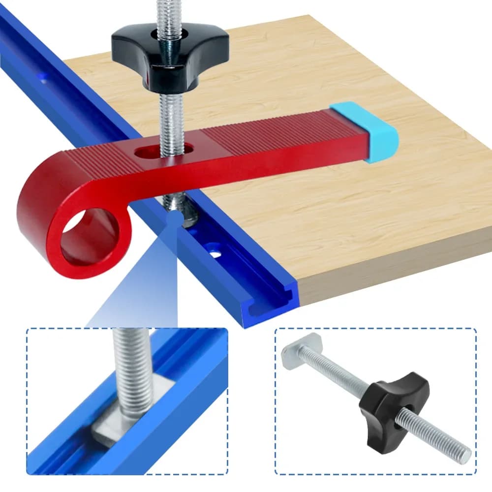 Kit Bolt, Nombor & Nat Gelincir T-Track