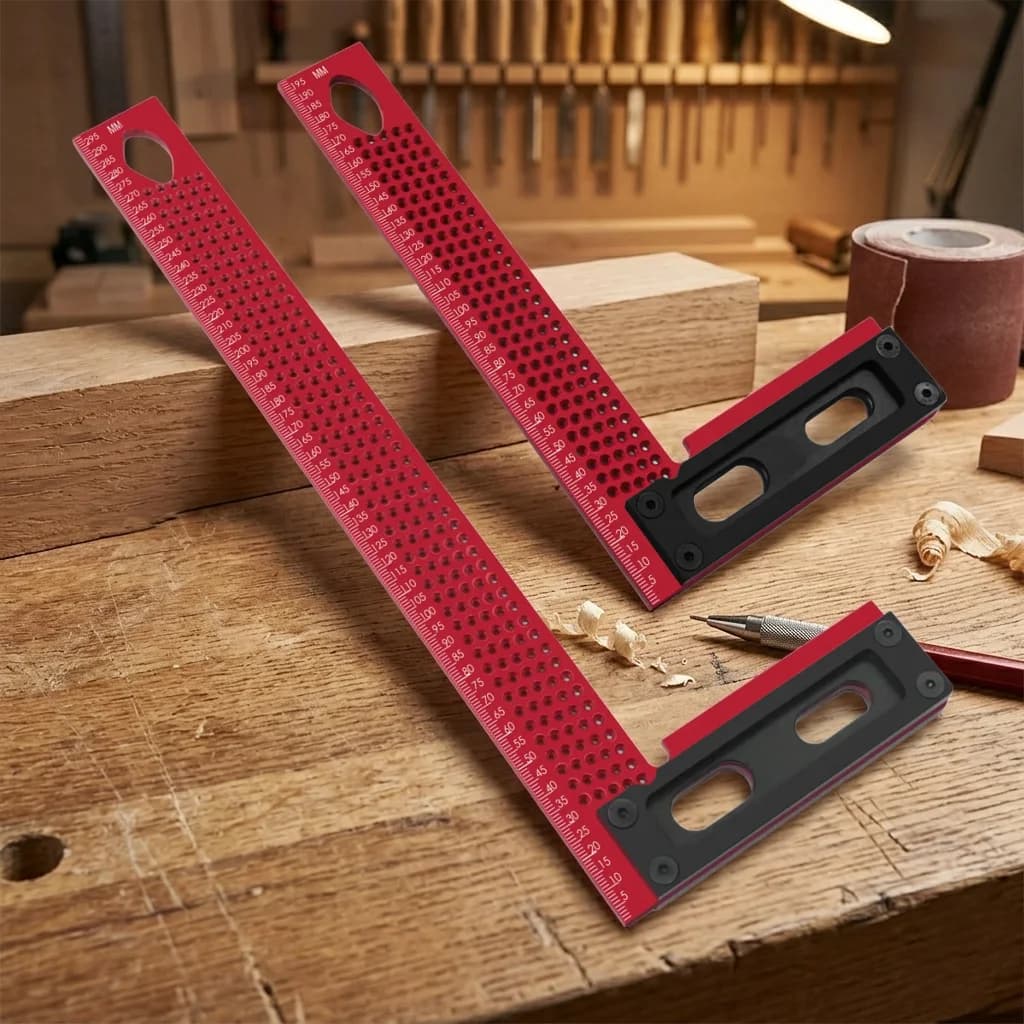 Pembaris Sudut & Penanda Pemotongan Aluminium Presisi