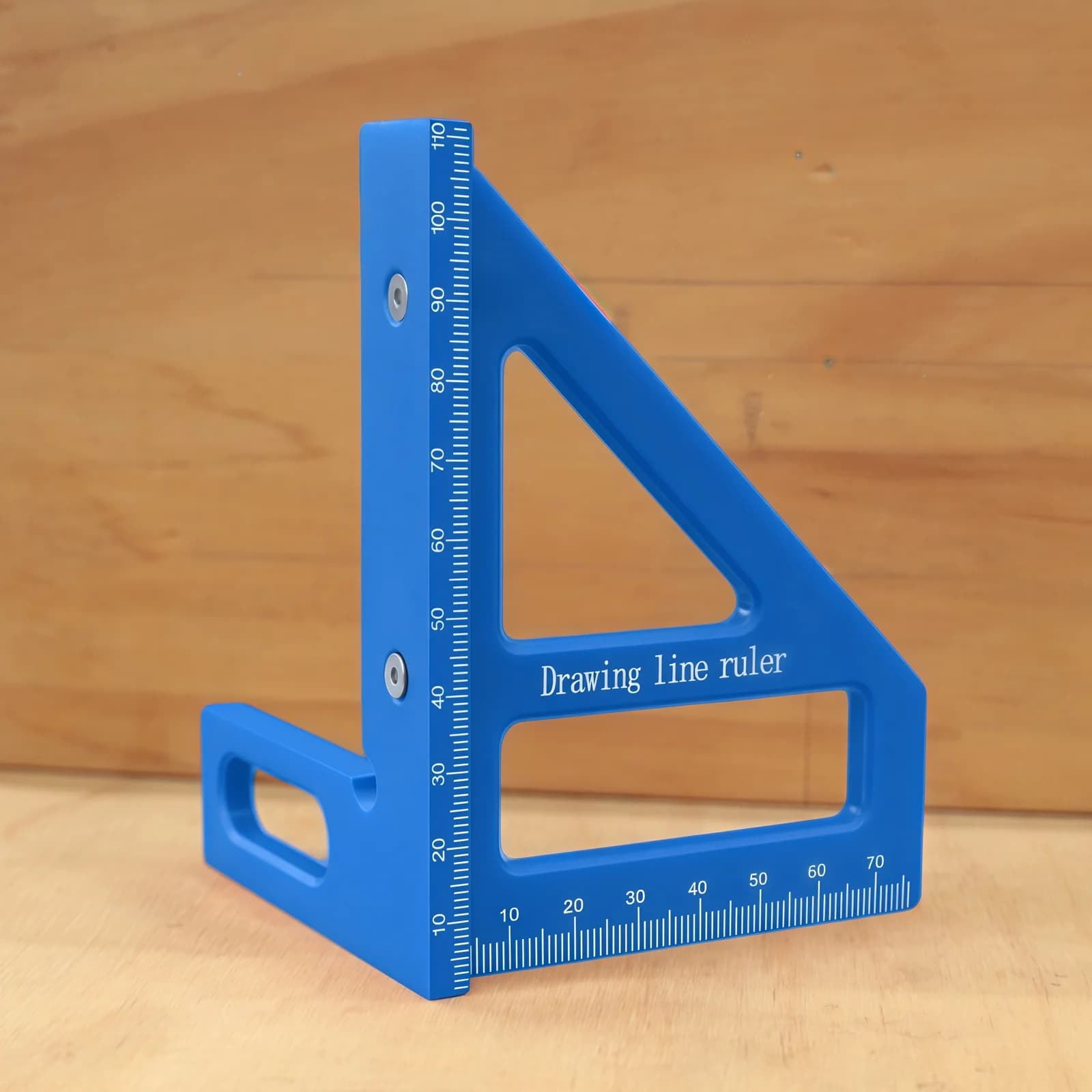 Protractor Sudut 45/90 Darjah Bentuk T dengan Penanda