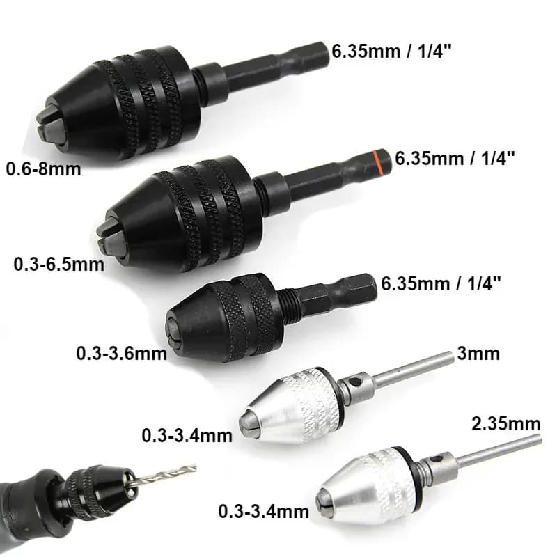 Cekam Gerudi Mini Tukar Pantas 0.3-8.0mm