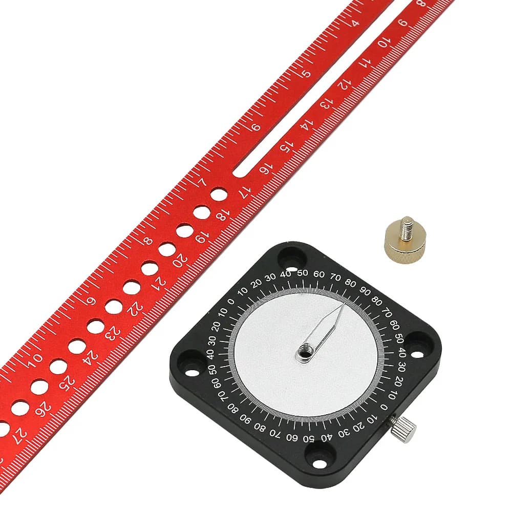 Gauge Penanda Sudut & Scriber Aluminium 360°