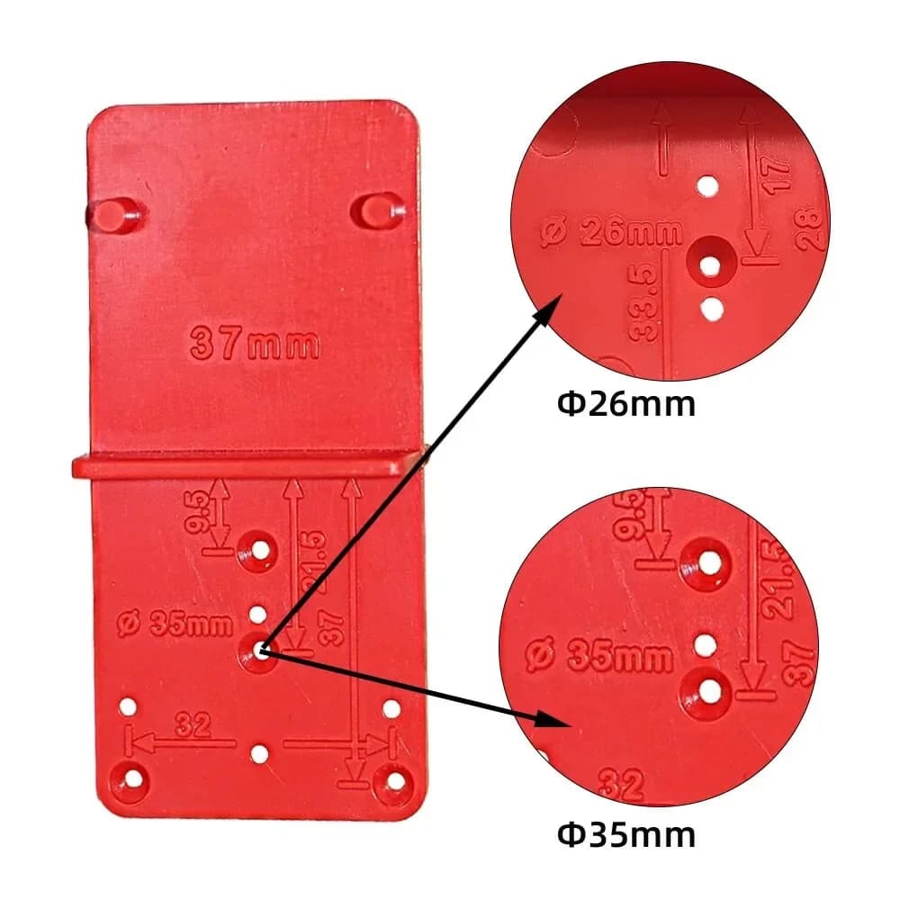 Panduan Gerudi Lubang Engsel untuk 26/35/40mm