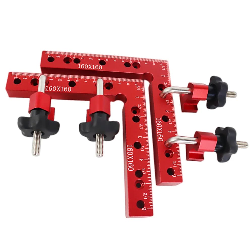2-Piece Jig Kedudukan L-Shaped 90-Darjah untuk Kerja Kayu