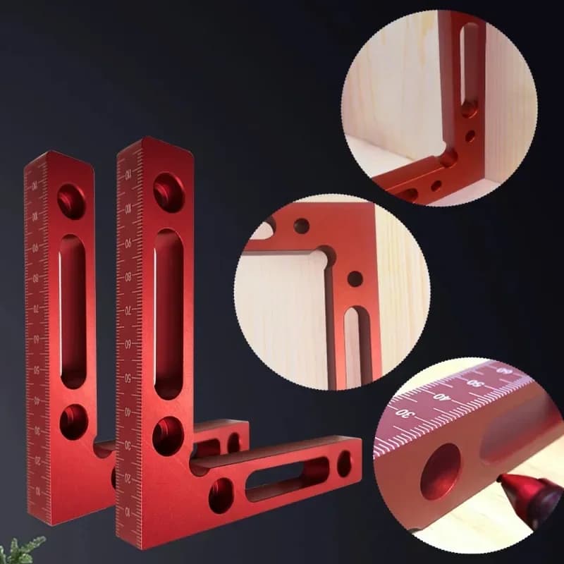 Klamp Segi Empat Kedudukan Aluminium Sudut 90 Derajat (Pek 2)