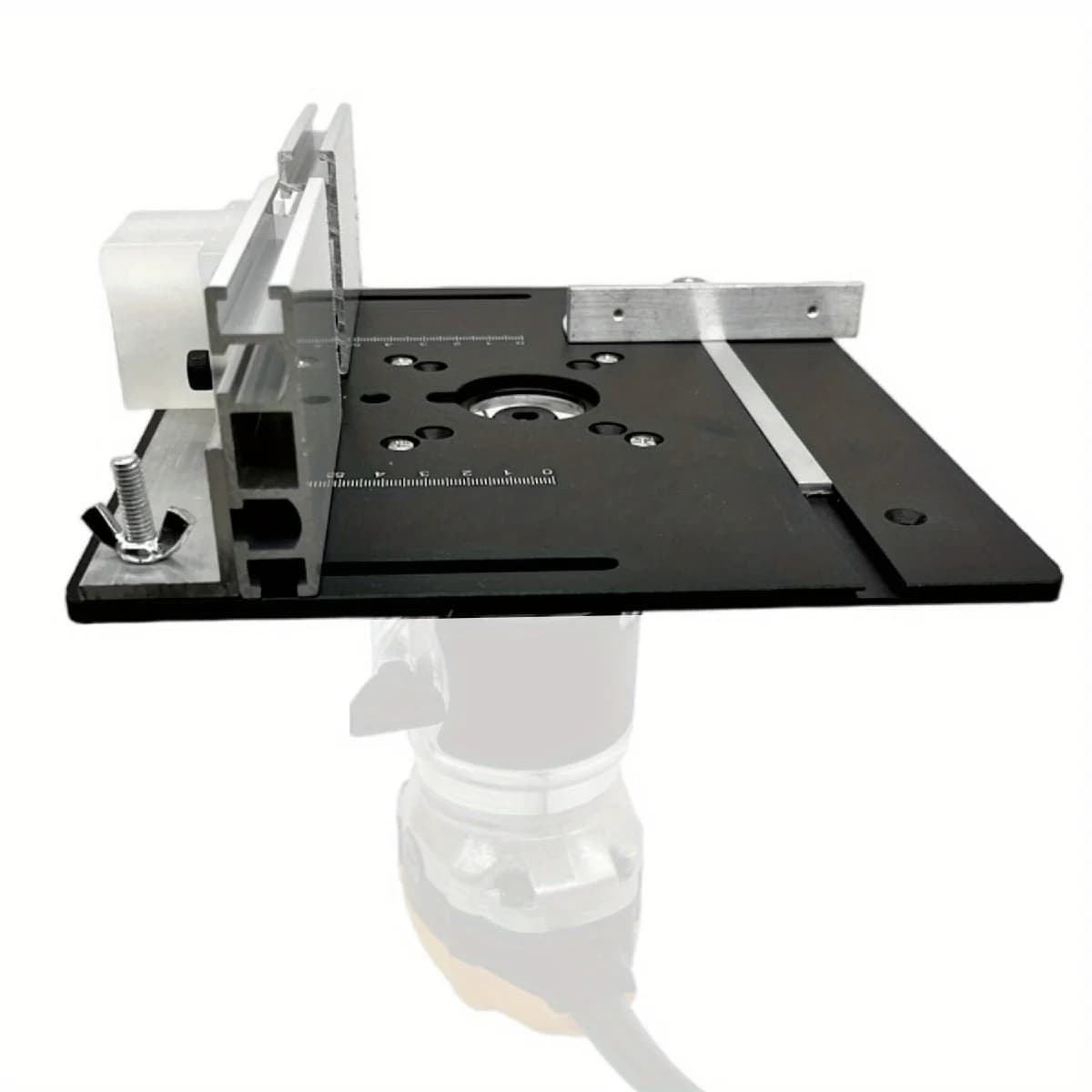Plat Sisipan Meja Router Aluminium dengan Slot Miter