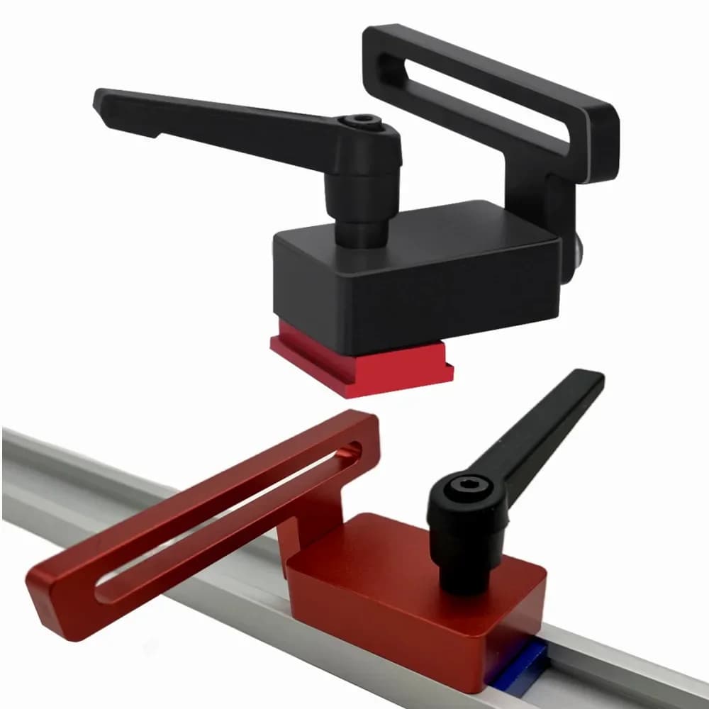 Blok Henti Jejak Miter Aluminium untuk T-Track Standard