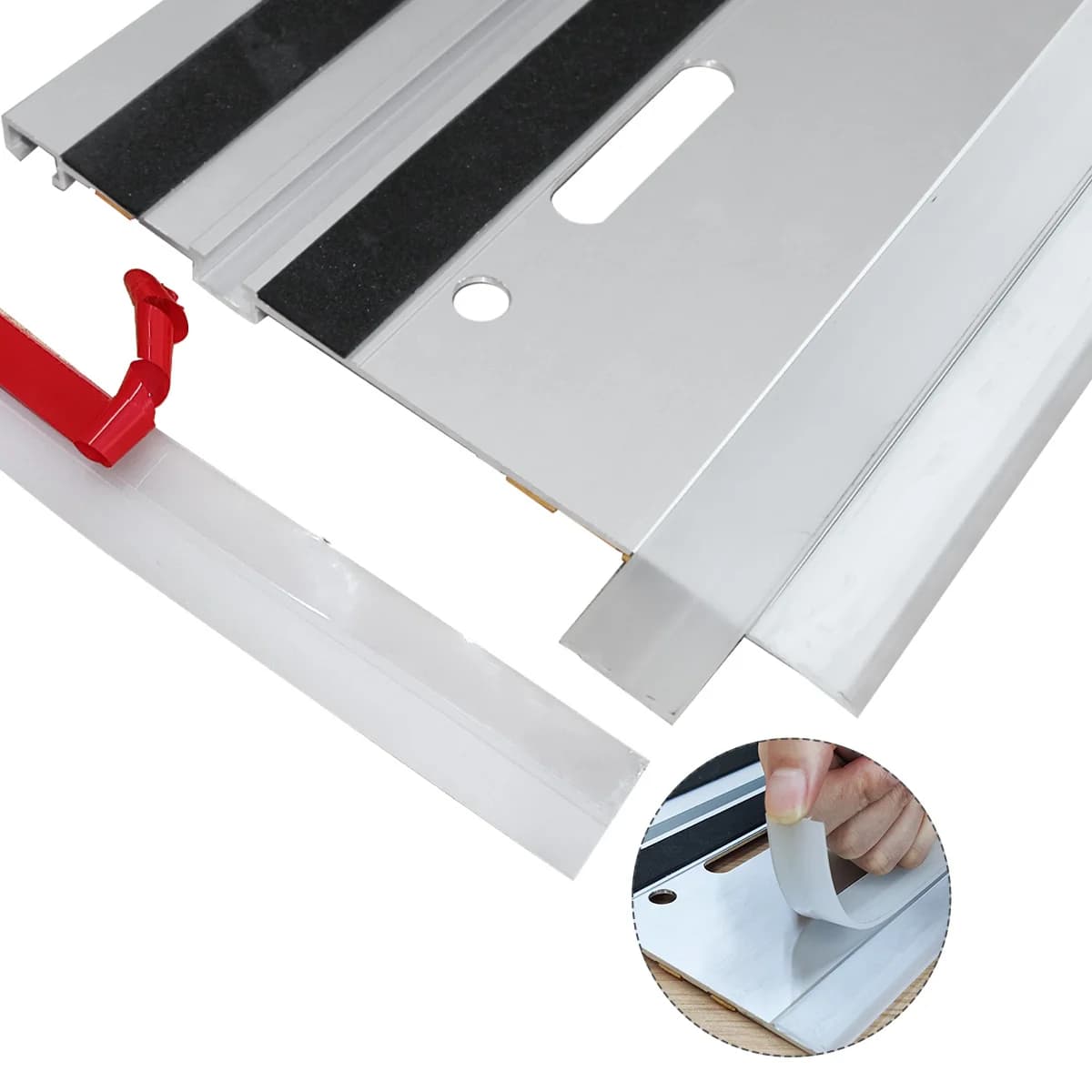 Ganti Strip Pelindung Serpihan untuk Gergaji Track, Tebal 2.5mm