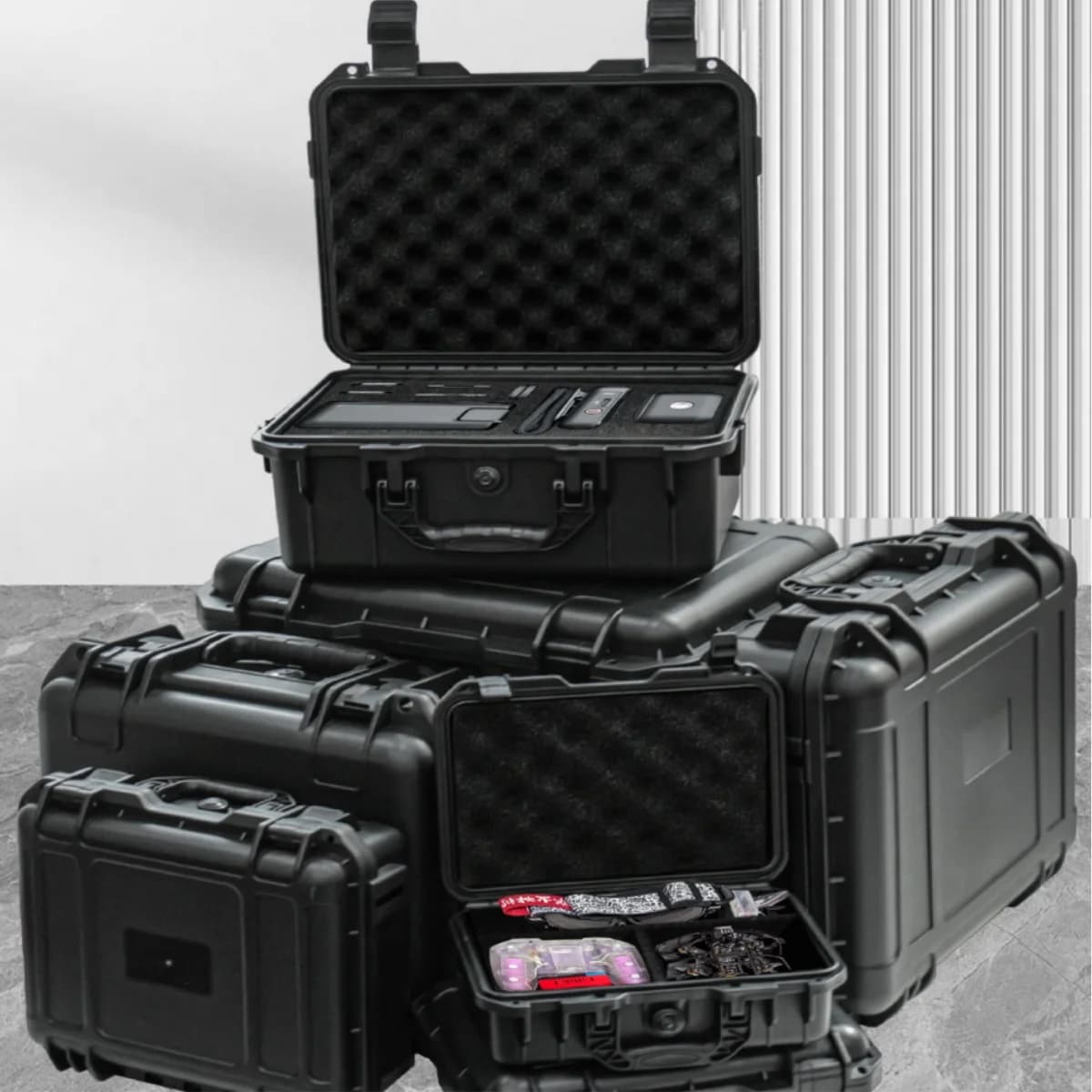 Heavy-Duty Waterproof Tool Case With Pre-Cut Sponge