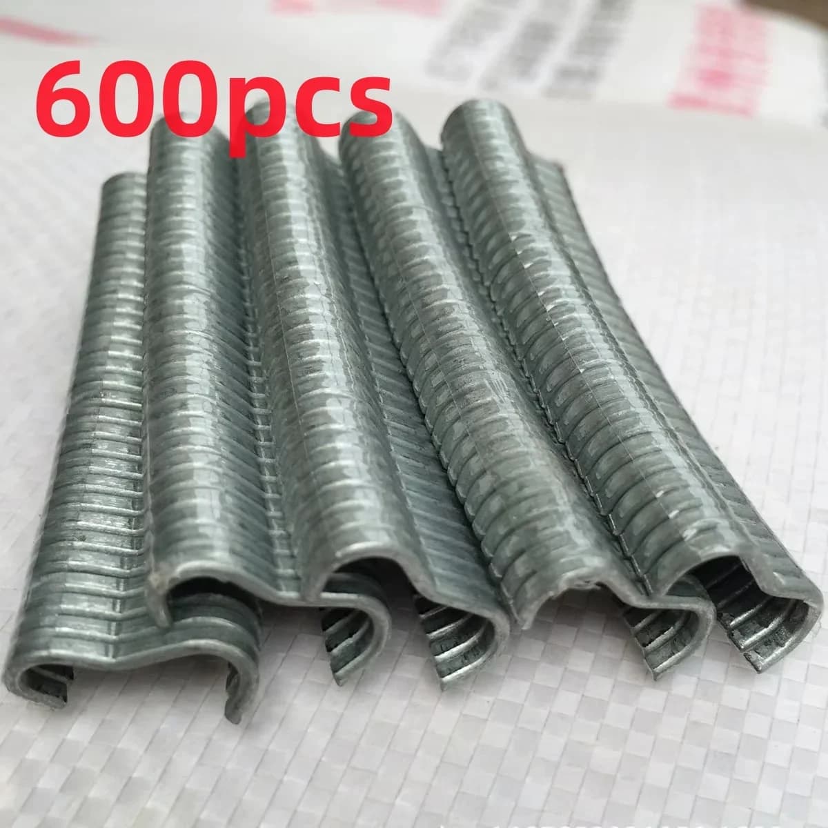 Alat Sepit Cincin Babi dengan 600pcs Klip Keluli Tahan Karat