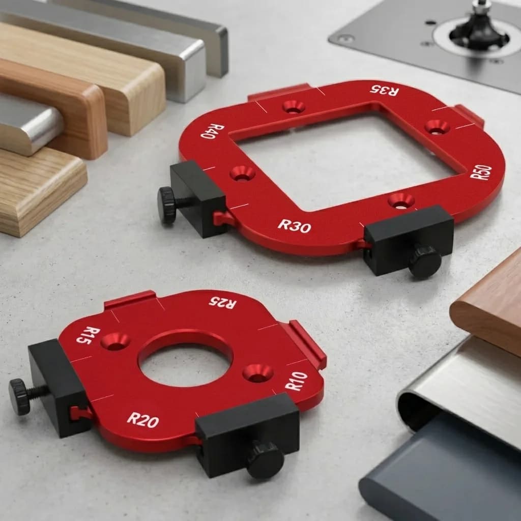 Set Templat Jig Radius Aluminium 2-Keping