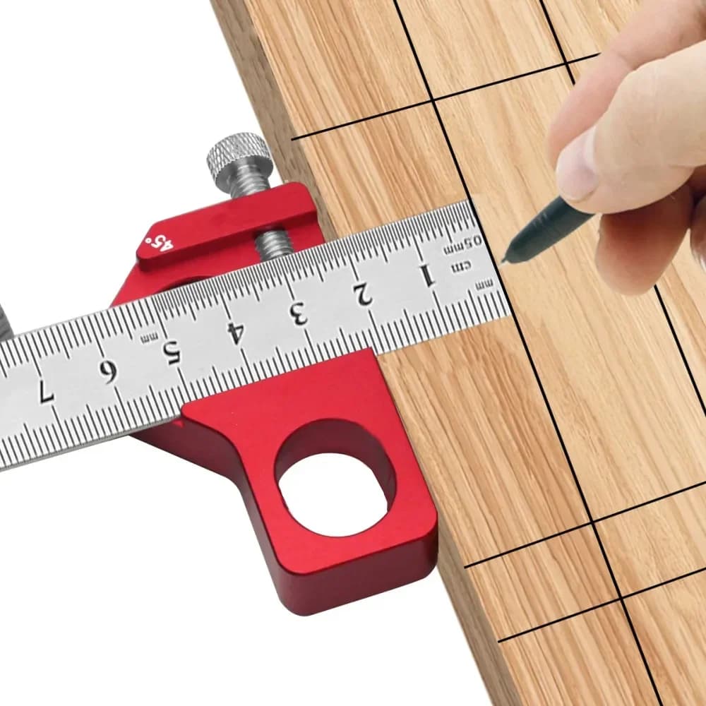 Alat Penanda Sudut Keluli Tahan Karat dengan Blok Kedudukan