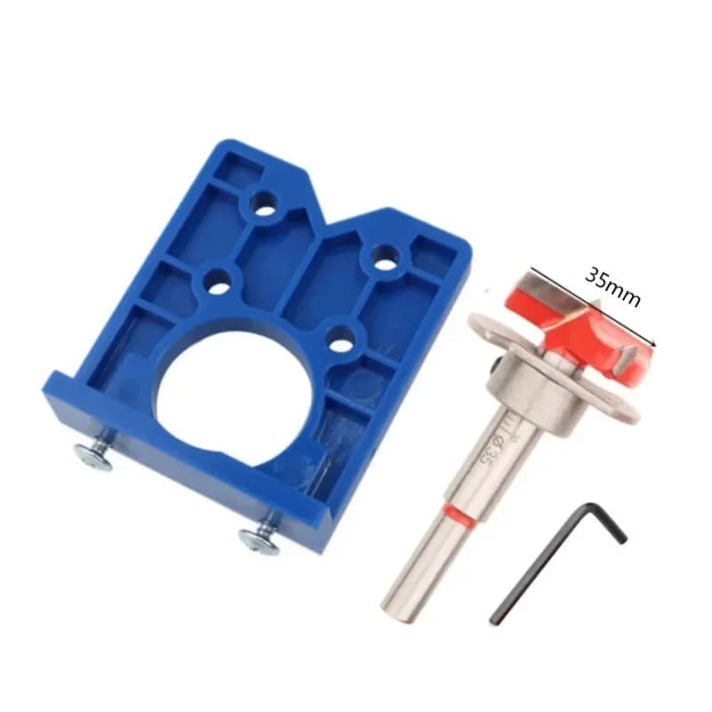 Panduan Gerudi Lubang Engsel 35mm dan Jig Lokator