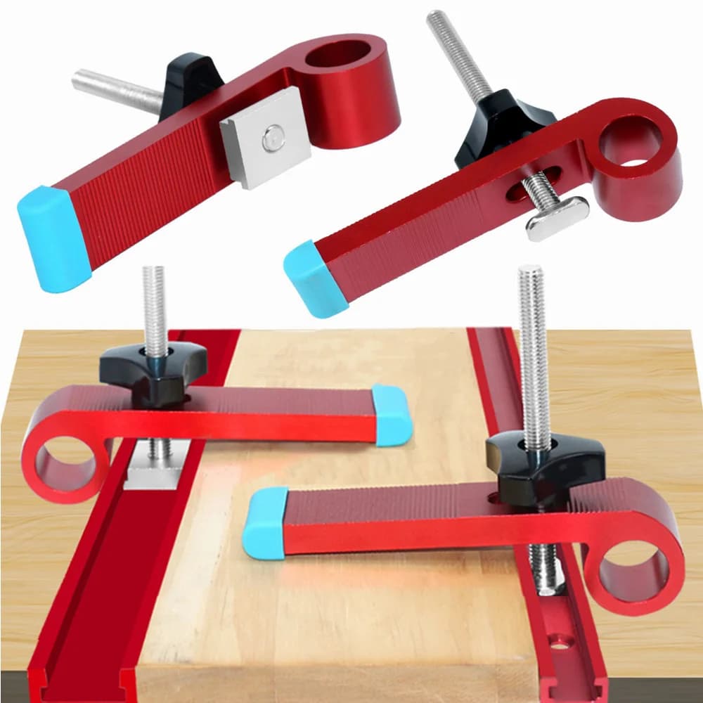 Pengapit Penahan T-Track Universal Aluminium