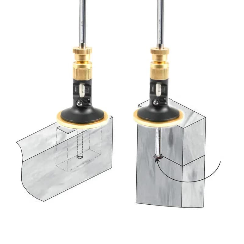 Set Jig Ekor Burung Aluminium dan Tolok Penanda