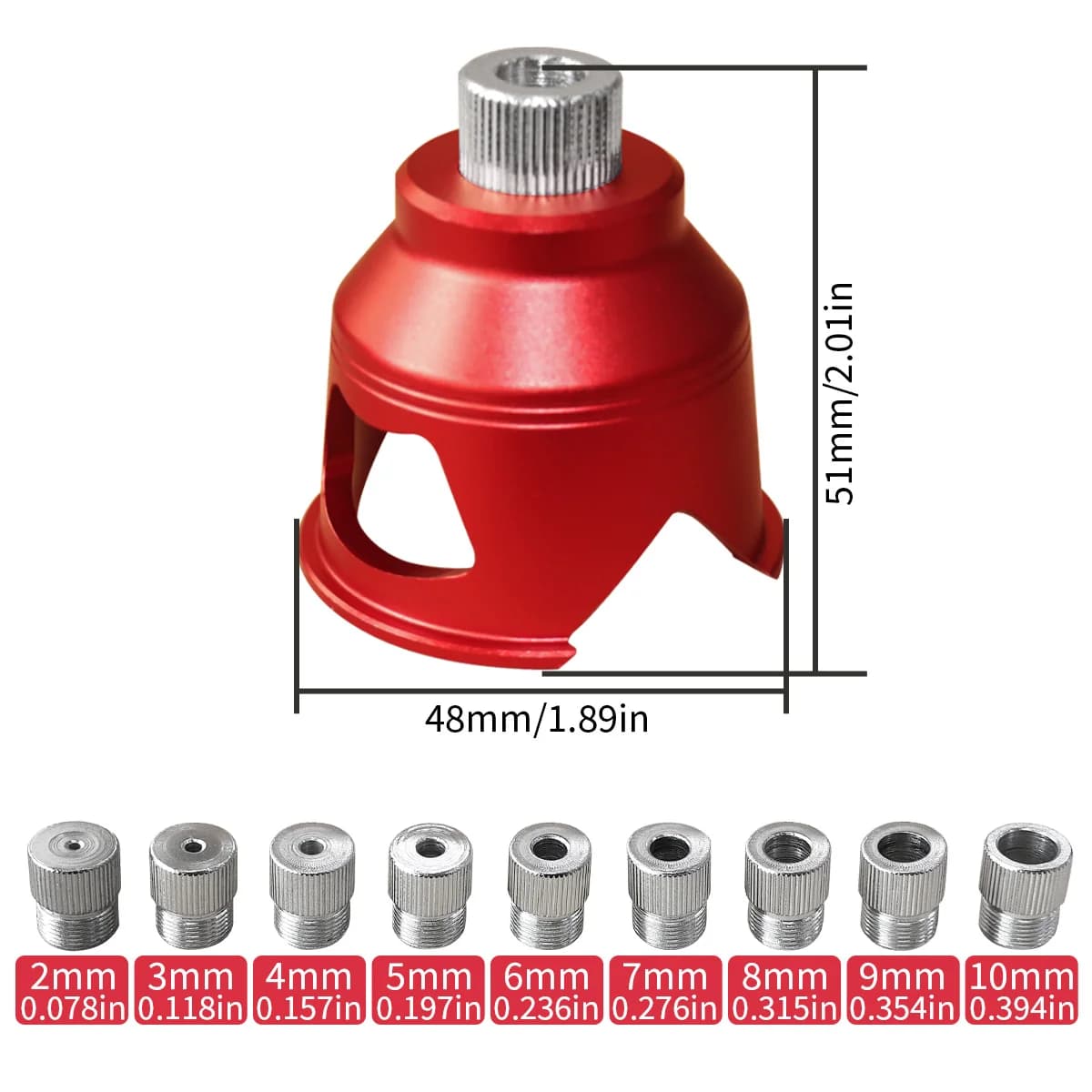 Kit Panduan Gerudi Tegak Jig Dowel, 2-10mm