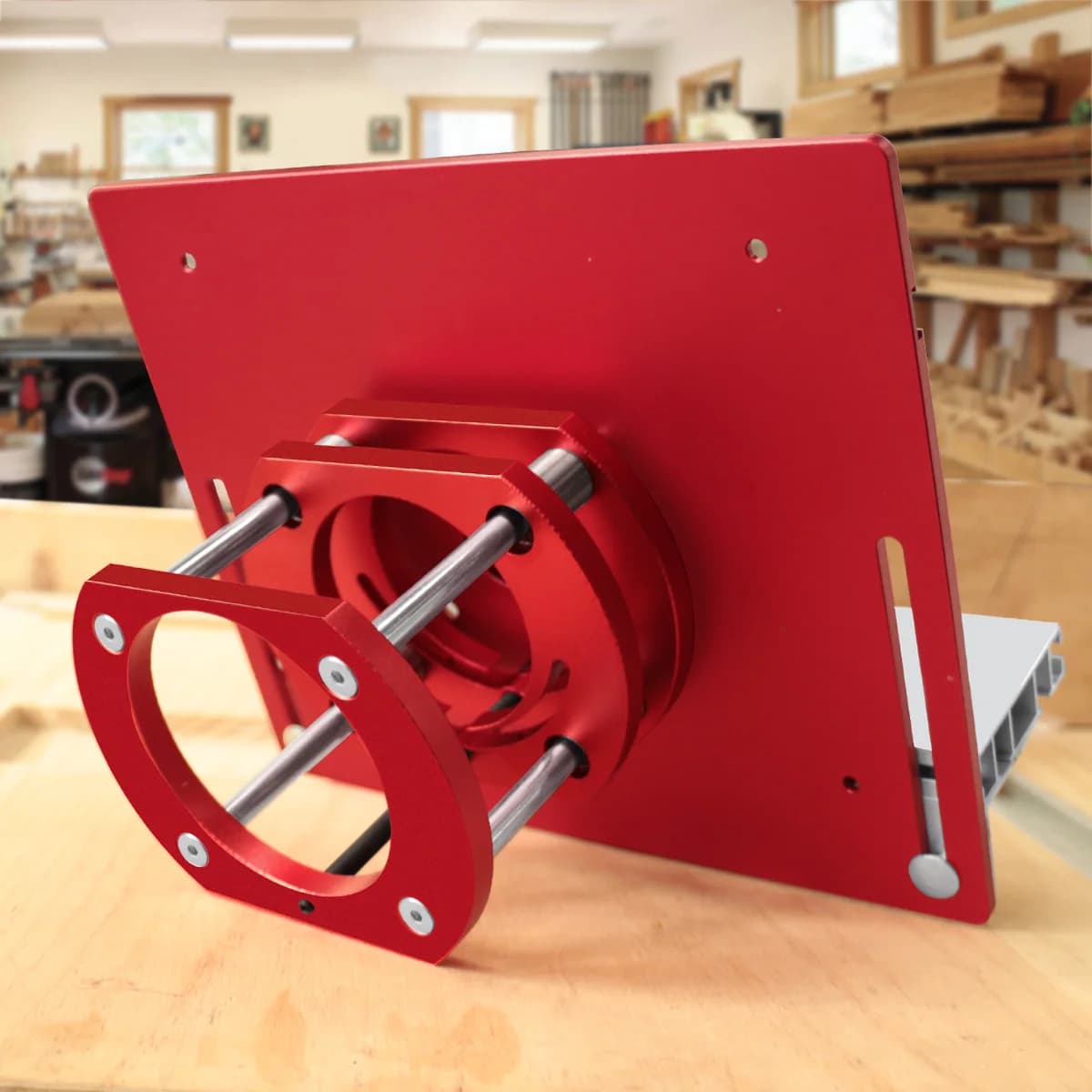 Set Plat Sisipan Meja Router dan Kit Pengangkat