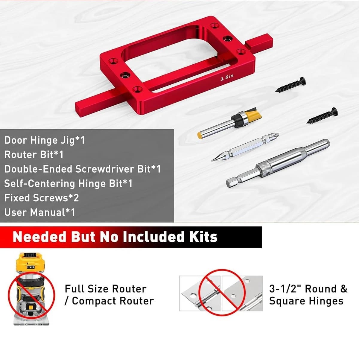 Jig Mortis Engsel Pintu Aluminium 3.5 Inci