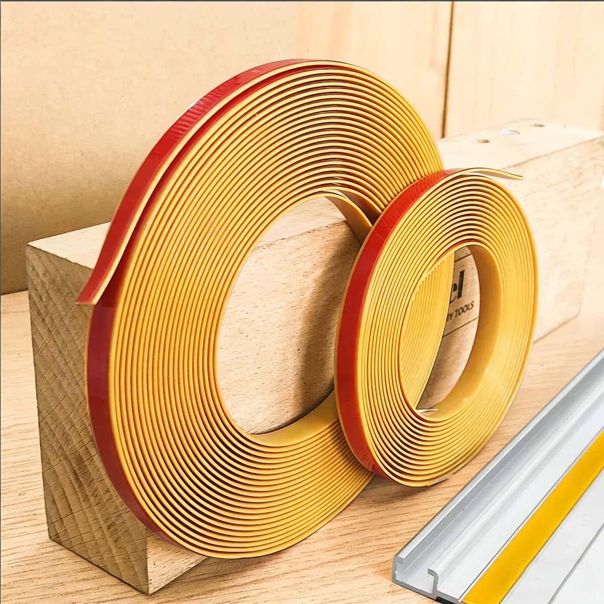 Jalur Pelindung Serpihan Jernih Lebar 10mm, Gulungan 4/8m