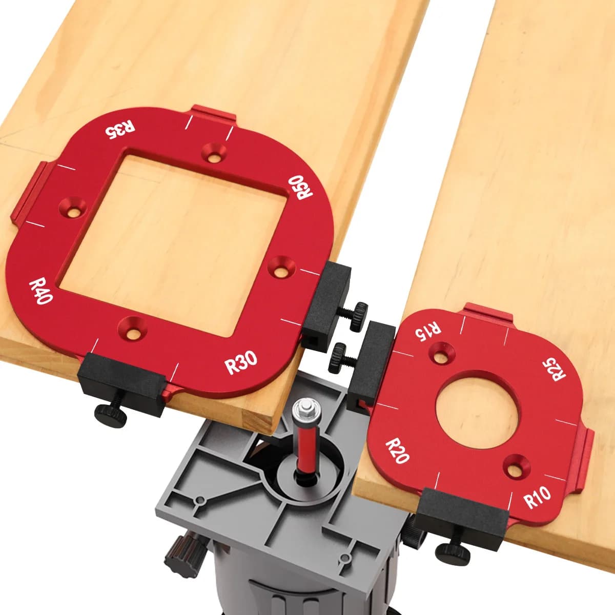 Set Templat Jig Radius Aluminium 2-Keping