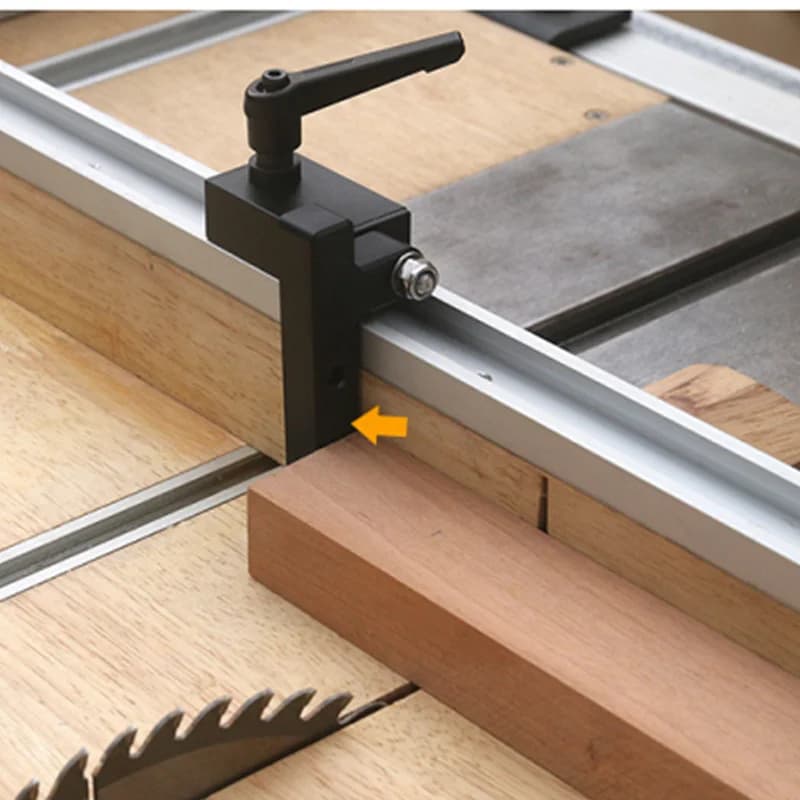 Penyekat Gelangsar T-Track Aluminium (Stop Block)