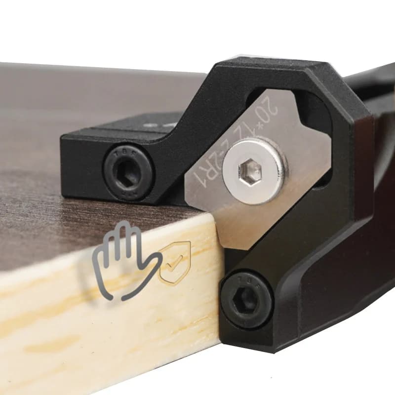 Peruncang Chamfer & Pemotong Tepi Kayu Manual