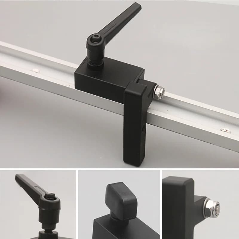 Penyekat Gelangsar T-Track Aluminium (Stop Block)