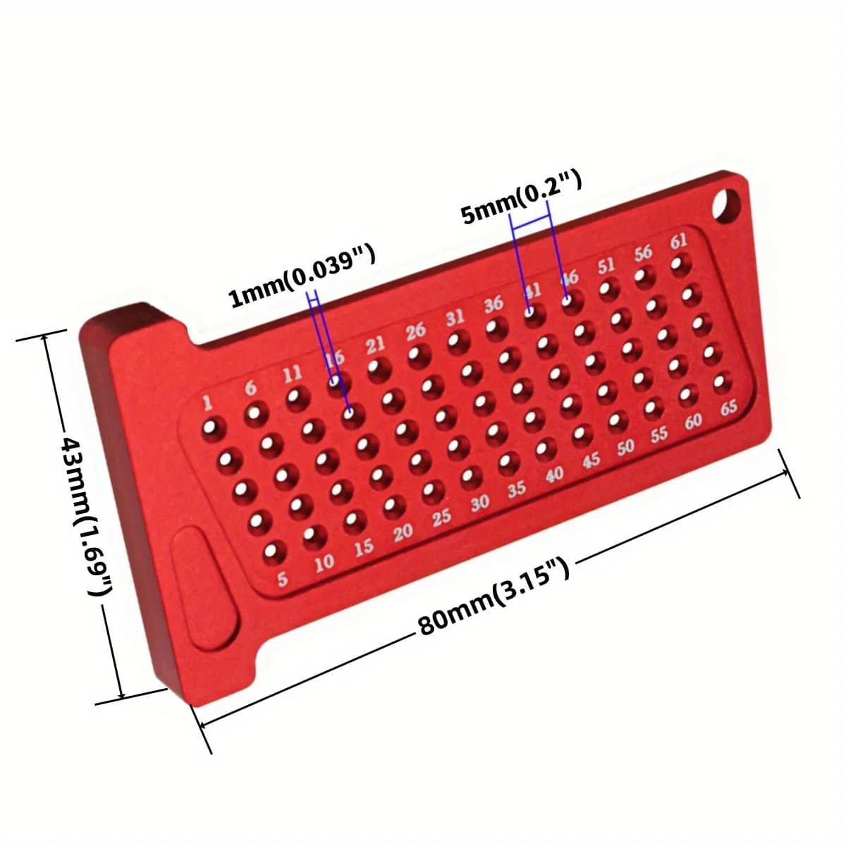 Pembaris Sudut Tegak & Penanda T-Square Aluminium