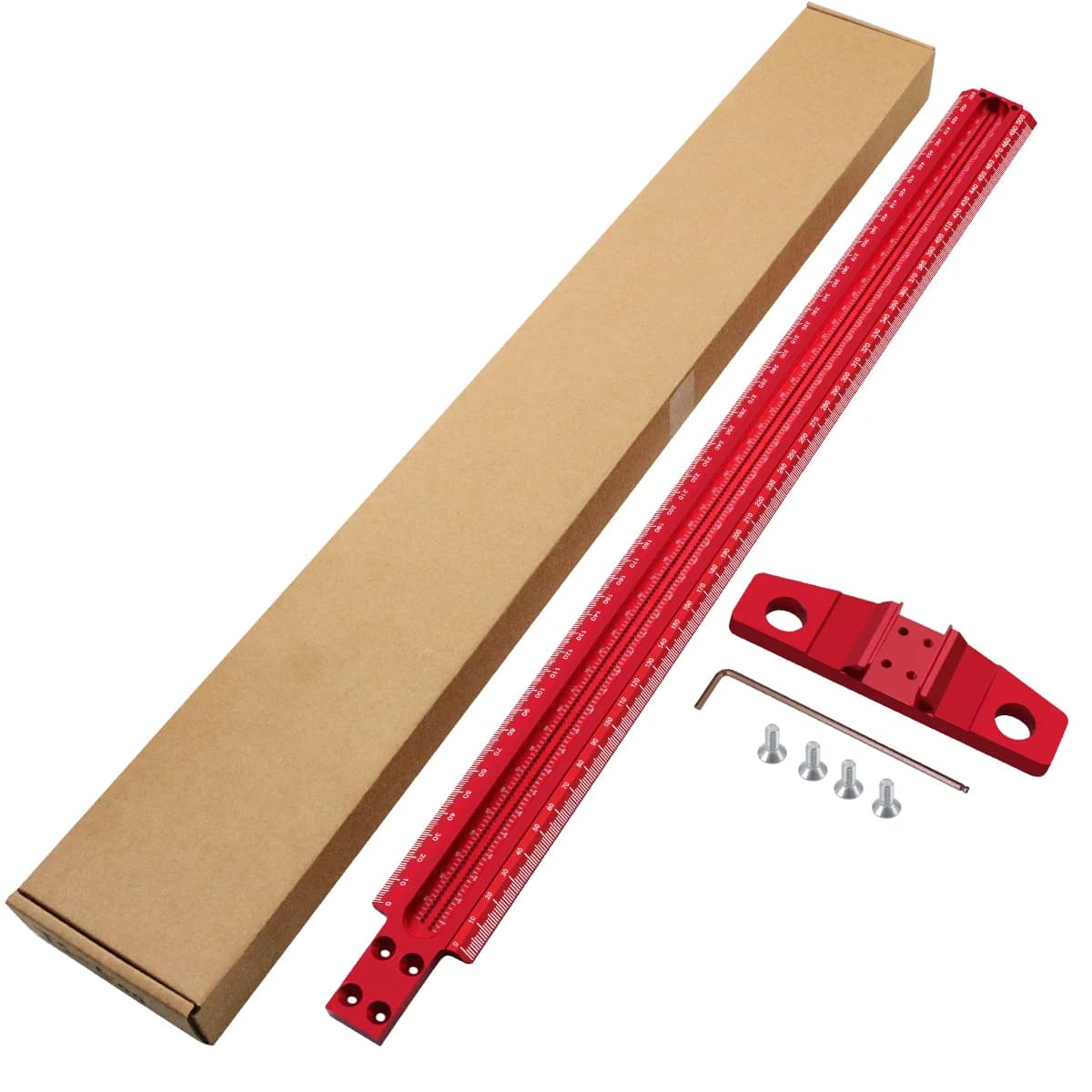 Alat Penanda T-Type Aluminium Presisi 60-500mm