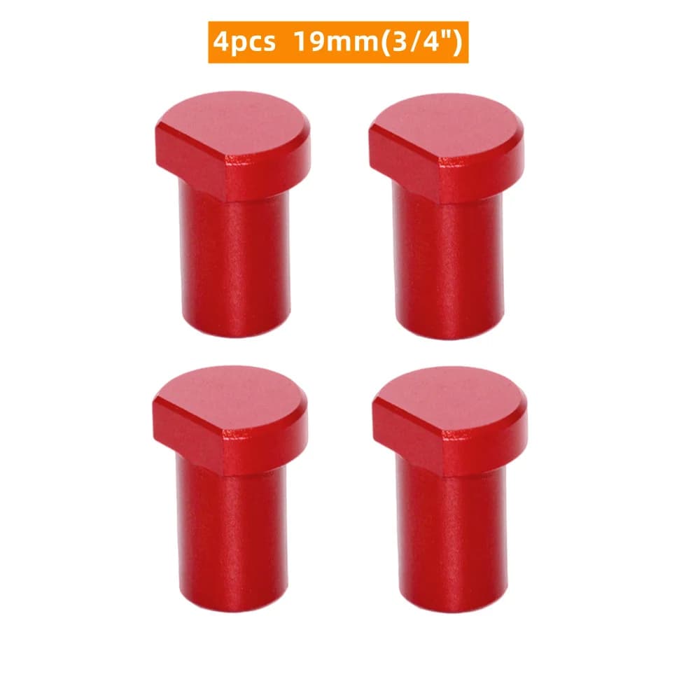4pc Anjing Brek Paku Meja Kerja Aluminium, 19/20mm
