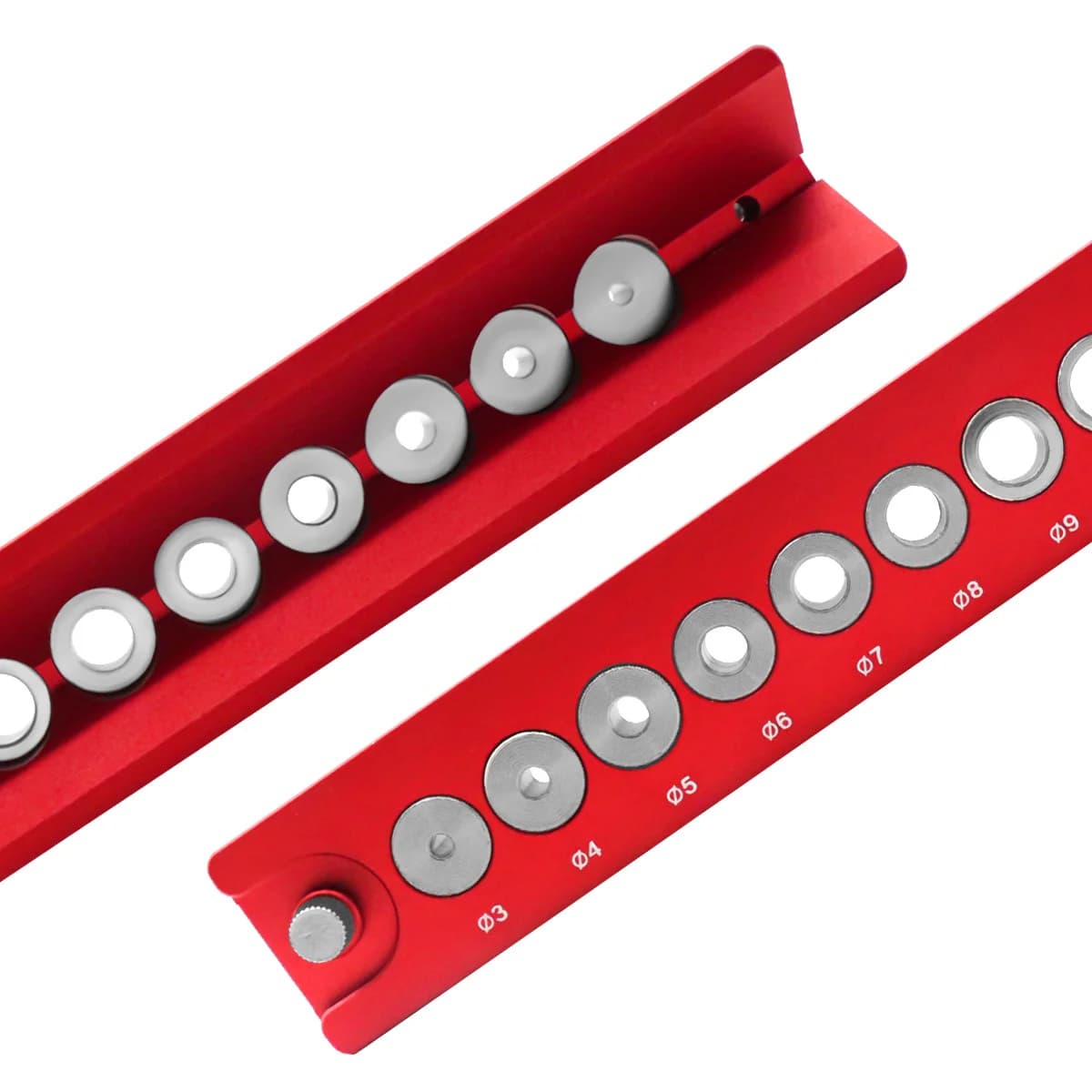 Kit Jig Dowel Pemusatan Diri untuk Lubang 3-12mm