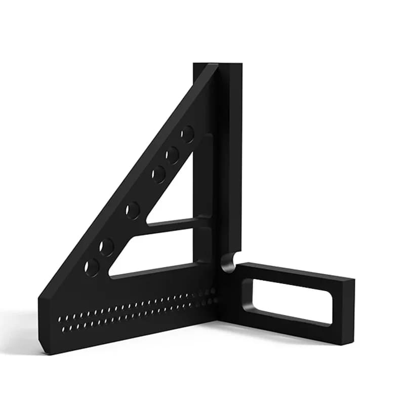 Protractor & Penanda Sudut Berbilang 3D Aloi Aluminium