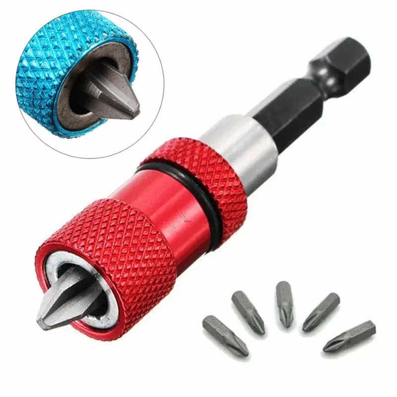 Sambungan Mata Pemutar Skru Enam Penjuru Magnetik Boleh Laras 60mm
