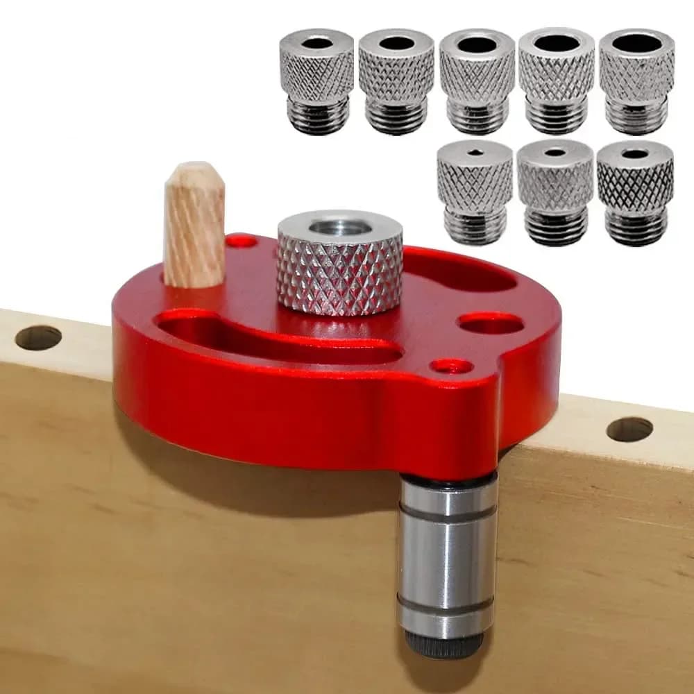 Jig Lubang Poket Vertikal Penyetaraan Diri 3-10mm (Naik Taraf)