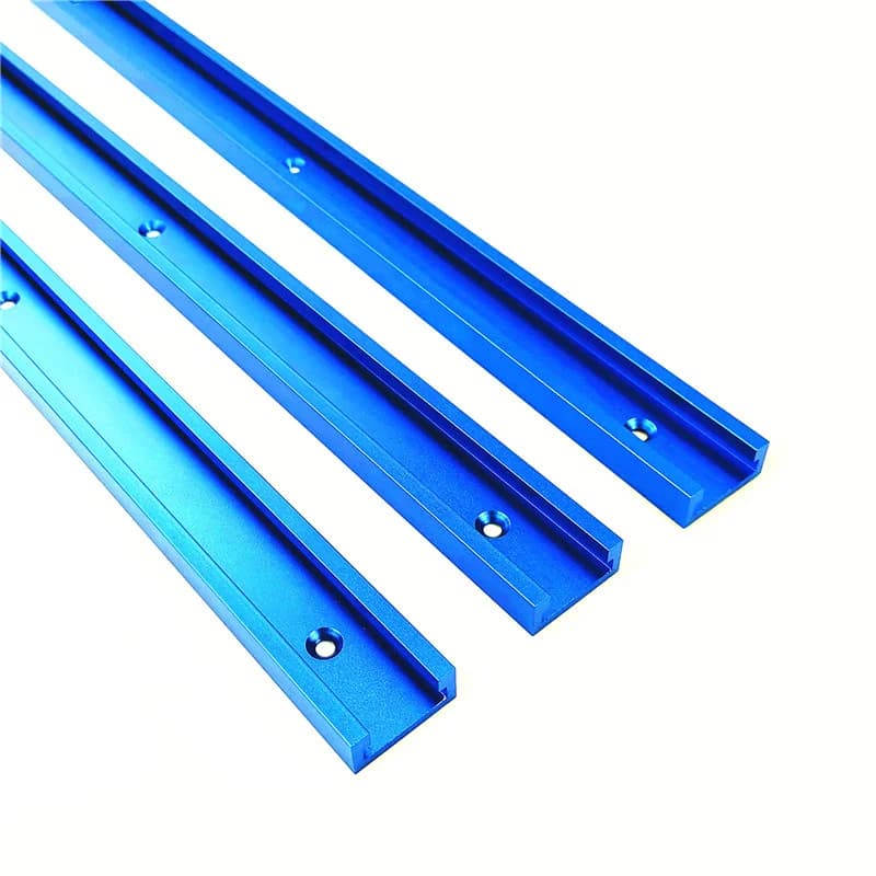 Alur T Aluminium untuk Alat Ukur Sudut Kerja Kayu, 30-50cm