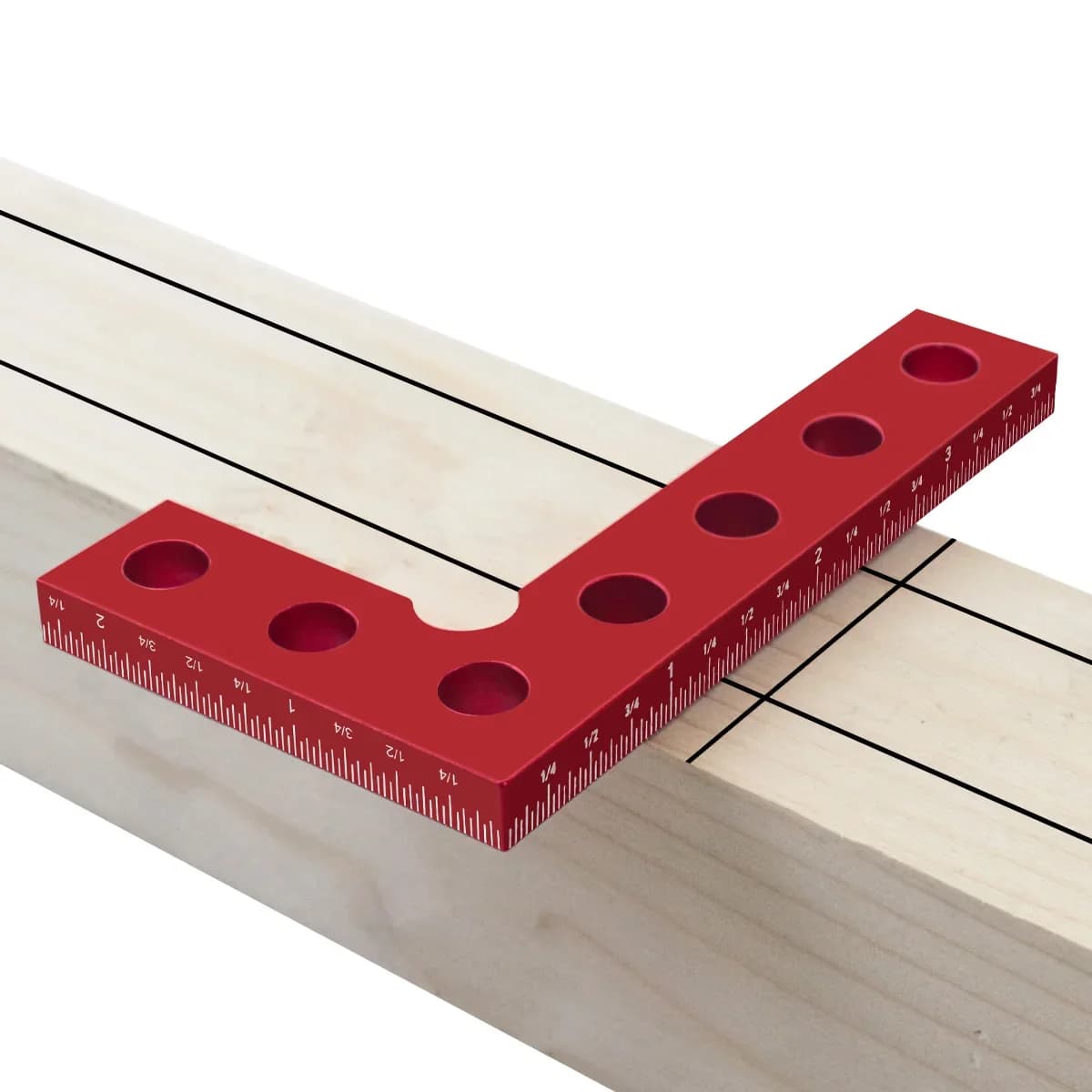 Penyiku Kayu Aluminium Presisi 90 Darjah