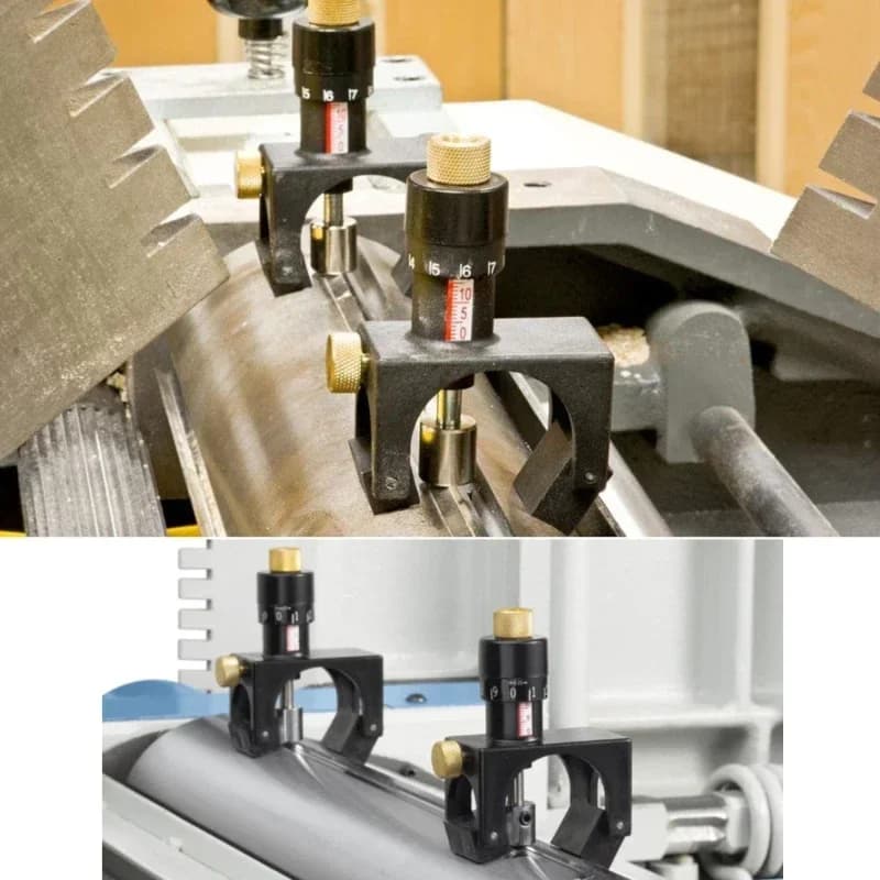 Jig Penetapan Bilah Perata Magnetik dan Tolok Tinggi