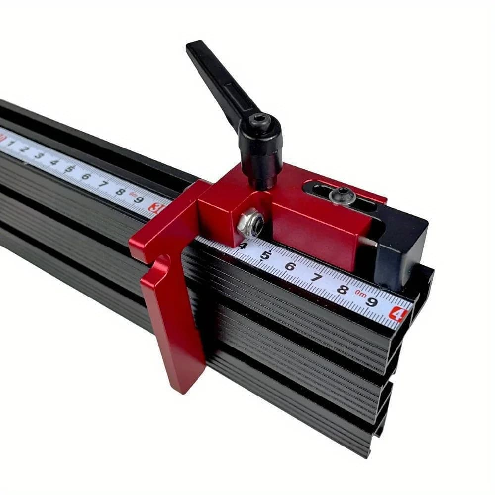 Penahan Landasan Miter Aluminium dengan Pagar Multi-Slot