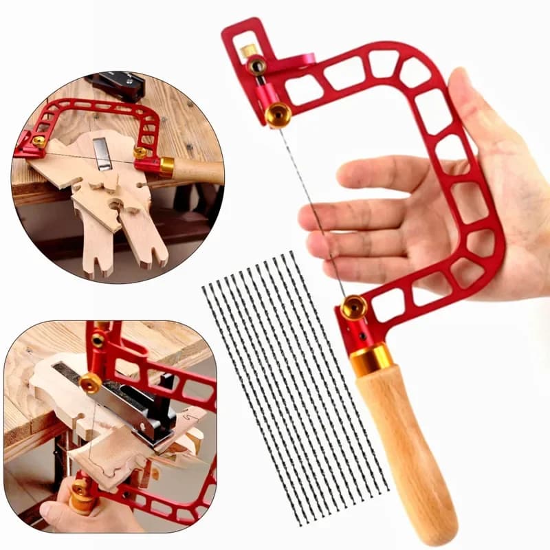 Gergaji Coping Aluminium Set Dengan Bilah Ganti