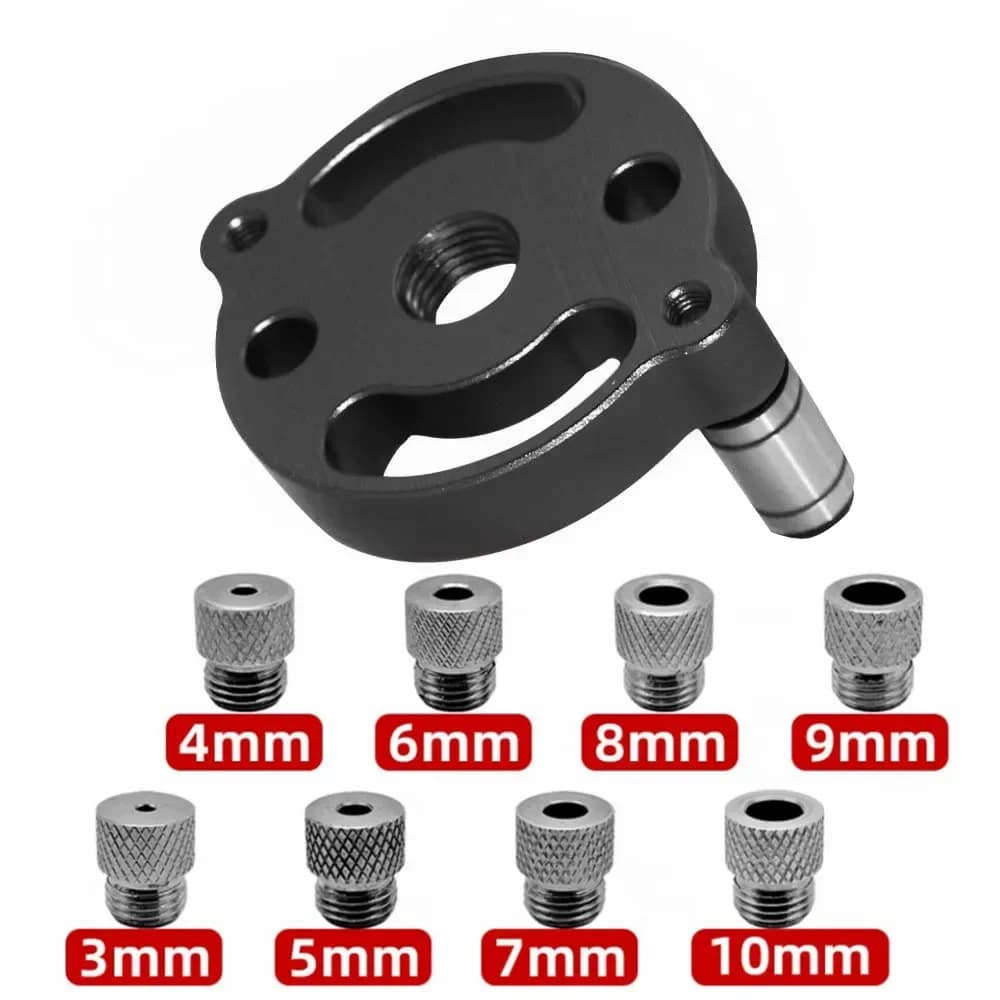 Jig Dowel Pemusatan Diri Yang Dinaik Taraf, 3-10mm